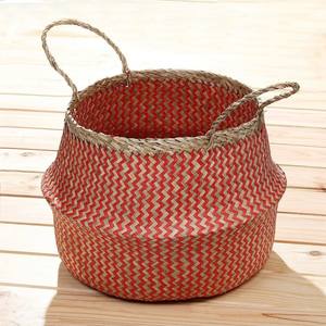 Top supplier braided seagrass <b>basket</b> natural sea grass hamper straw <b>baskets</b> for storing essentials - Product Image 1