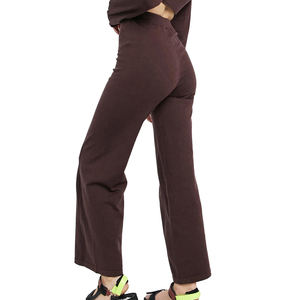 กางเกงสเวตเตอร์และกางเกงขายาวขากว้างสำหรับผู้หญิงกางเกงขาบานแบบหลวมออกแบบได้ตามต้องการ - Product Image 3