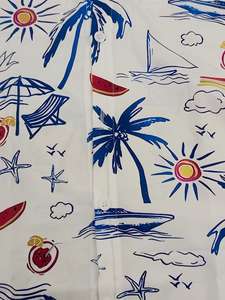 เสื้อเชิ้ตแขนสั้นผ้าซาตินออร์แกนิกสำหรับผู้ชายผ้าสแปนเด็กซ์/ ผ้าซาตินแบบลำลองลดรอยเหี่ยวย่นปกเปิดเครื่องซักได้ - Product Image 4