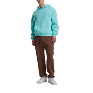 Sudadera con Capucha Casual de Invierno para Hombre, Corte Regular, Forma Recta, Diseño Sólido, Tejido de Punto de Poliéster/Algodón, Bolsillo, Secado Rápido - Product Image 2