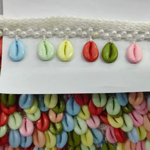 High Quality Geometric Eco-Friendly Kodi Latkan Lace for Sarees Lehenga Dresses Bags Home Decor Premium Embellishment Trim - Product Image 1