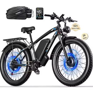 New Industrial Grade 5000W Dual Motor Electric Bike Long Range for Adults 40-45MPH 100 Miles Fat Tire 24Inch 3-Year Warranty - Product Image 1