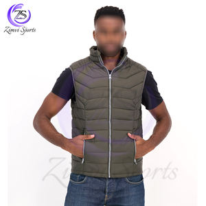 Avec la vente en gros Gilet bouffant Vêtements d'extérieur matelassés de qualité supérieure Service d'impression de logo personnalisé Gilet à col montant le plus récent - Product Image 1