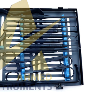 Highest Quality Dental Oral Surgery & Surgical Instruments Kit 15 Pcs <b>Black</b> Coated by SUAVE SURGICAL INSTRUMENTS - Product Image 4