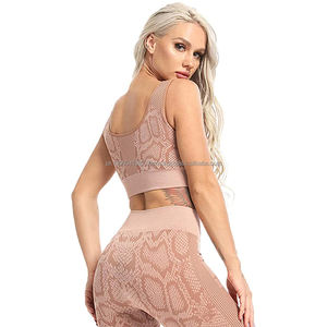 Ensemble de sport personnalisé 2026, taille plus, 2 pièces, short de yoga taille haute et soutien-gorge de sport, vêtements de sport pour femmes - Product Image 2