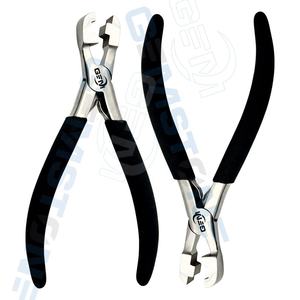 Pince à extensions capillaires professionnelle, durable et réutilisable, 6 mm, en acier inoxydable argenté, outil pour micro-anneaux et perles, pour usage commercial GEMSTONE - Product Image 4