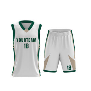 Achetez des ensembles d'uniformes de basket-ball unisexes, grandes tailles, impression par sublimation 2025, vêtements de sport fabriqués au Pakistan - Product Image 1