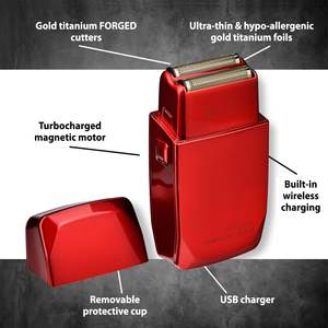 Afeitadora Eléctrica Rotativa para Hombre con 120 Minutos de Autonomía, Lámina Impermeable IPX7, Cargador Inalámbrico, Compatible con Idioma Alemán - Product Image 6