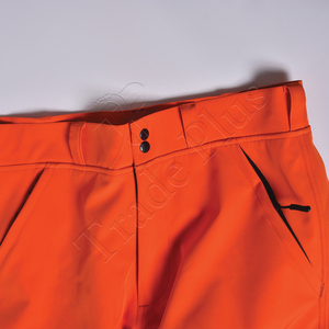 Mens Slim Cut Waist Zipper Pocket Cargo <b>Pants</b> Waterproof Breathable Insulated Windproof Polyester Fleece <b>Lined</b> OEM Plus Size - Product Image 3