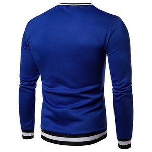 Fabricant de vêtements vente en gros personnalisé 350 Gsm coton mélangé sweats à col rond hommes sweats - Product Image 3