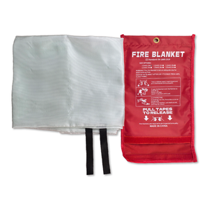 Hot Selling Fire Escape Fiberglass White 0.45mm <b>Thick</b> Customizable Size 550C Heat Resistant Self-Rescue Emergency <b>Blanket</b> - Product Image 2