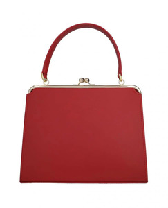 Femmes 2025 haute qualité en cuir de vachette véritable sac à main sac décontracté doux rouge cadre fermeture grande capacité couleurs personnalisées Logo - Product Image 1