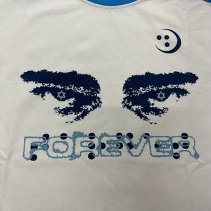 T-shirt personnalisé de haute qualité avec rayures en coton col rond manches courtes T-shirt surdimensionné pour hommes - Product Image 2