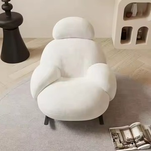 Custom Color Modern High-End Italian Style Lazy Chair Comfortable <b>White</b> Designer Combination for Living Room Leisure - Product Image 2