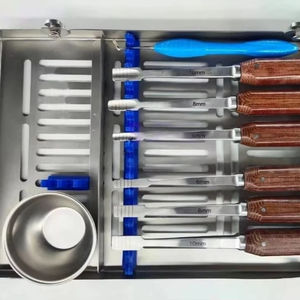 Juego de Instrumentos Dentales de Acero Inoxidable para Restauración Dentoalveolar Inmediata, Kit de Instrumentos Dentales Manuales, Reutilizables y Autoclavables - Product Image 1