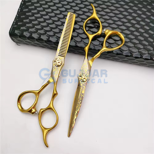 Ciseaux de barbier professionnels en acier inoxydable, ciseaux de coupe de cheveux tranchants pour les stylistes de salon, résultats de coupe précis - Product Image 3