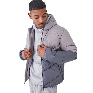 Chaquetas Acolchadas Cálidas para Hombre al por Mayor, Logotipo Personalizado, Ropa de Invierno para Exteriores, Chaquetas Acolchadas para Hombre, Servicio OEM - Product Image 1