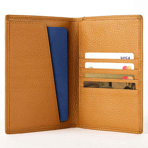 Portefeuille de protection pour passeport, blocage RFID, étui en cuir pour cartes, porte-passeport de voyage, portefeuille pour passeport pour femmes et hommes - Product Image 2