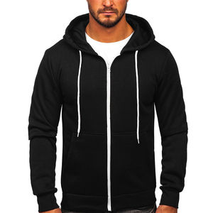 Nueva venta al por mayor liso de alta calidad en blanco peso pesado polar hombres cremallera sudaderas con capucha logotipo personalizado hombres cremallera sudaderas con capucha y sudaderas - Product Image 6