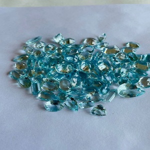 Accessoires de bijoux de qualité AAA certifiés IGI aigue-marine naturelle - Product Image 2