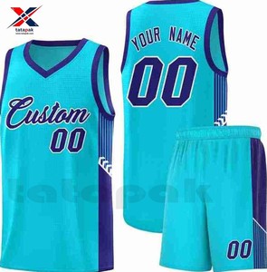 Uniformes de basket-ball personnalisés Logos et numéros personnalisés inclus pour les ligues adultes et les vêtements d'équipe d'entraînement/Options d'impression disponibles - Product Image 4