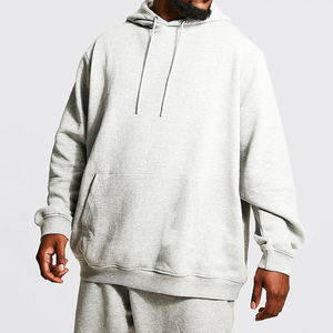 Sudadera con Capucha Personalizada para Hombre, Talla Grande, de Alta Calidad, Felpa Francesa, 100% Algodón, Hombros Caídos, Gruesa, Lisa - Product Image 2