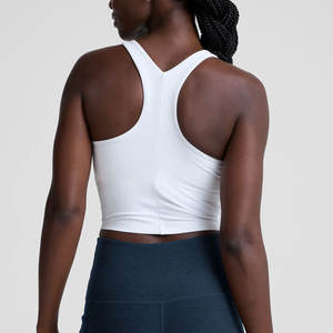 Top de Yoga para Mujer Ligero de Alta Calidad a Precios Bajos de Fábrica, Talla Personalizada, Color Sólido, Ajuste Delgado - Product Image 2