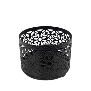 Bougeoir en métal décoratif en aluminium Bougeoir de petite taille de couleur marron pour le salon et la décoration de mariage - Product Image 2
