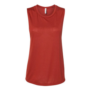 Camiseta sin mangas para mujer, diseño bordado, transpirable, 100% algodón - Product Image 4