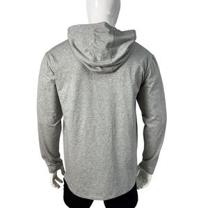 Tamaño personalizado de EE. UU. Hombres UPF 50 + Protección solar Sudadera con capucha Camisa Bolsillo Manga larga Rash Guard Pesca SPF Camisa UV al aire libre Ligero - Product Image 5