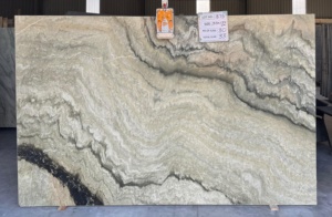 Dalles de quartzite vert aurore Forme de grande dalle polie de style design moderne pour les applications hôtelières - Product Image 3