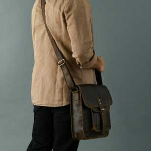 Premium <strong>Men's</strong> Leather Crossbody <strong>Bag</strong> Ultra Thin Design <strong>Small</strong> <strong>Anti</strong> <strong>Theft</strong> Messenger <strong>Bag</strong> Custom Branding Available messenger <strong>bags</strong>