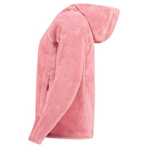 Chaqueta de Forro Polar con Bolsillos, Ropa de Abrigo para Exteriores, Chaqueta de Manga Larga con Cuello de Botones para Mujer, Abrigo Bomber para Invierno - Product Image 4