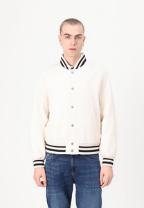 Custom Logo & Design Ribbed Collar <b>Men's</b> Letterman <b>Varsity</b> <b>Jacket</b> Embroidered College Baseball <b>Bomber</b> Winter <b>Jacket</b> For <b>Men</b> - Product Image 5