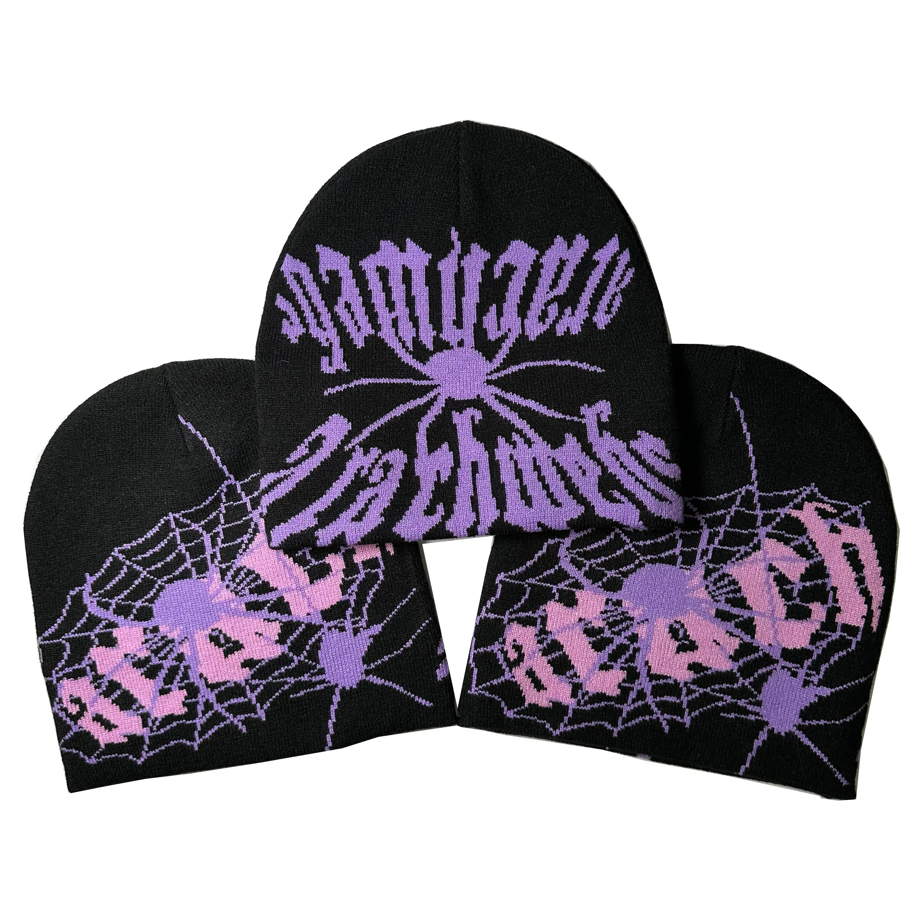 Custom Logo Winter Beanie Knit Hats Style Fashion Adult Cashmere Wool Beanie Wholesale Digital Printing Business Process Impex