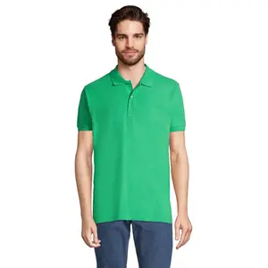 Camisas Polo de Primera Calidad 100% Algodón con Botones para Hombre, Camisa Polo Deportiva de Secado Rápido, Camisa Polo Transpirable de Manga Corta - Product Image 2