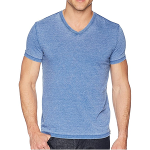 T-shirt de poids lourd vierge de haute qualité sur mesure toutes tailles hommes t-shirts microfibre équipage Fitness col arrondi sport - Product Image 1