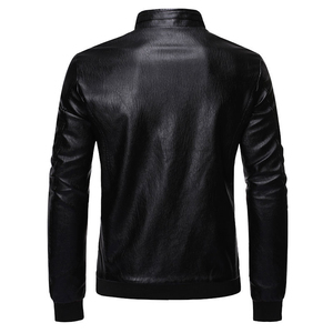 Nouveauté : Veste en cuir de haute qualité pour homme, design personnalisé, en PU, pour l'hiver, veste en toile pour homme - Product Image 2