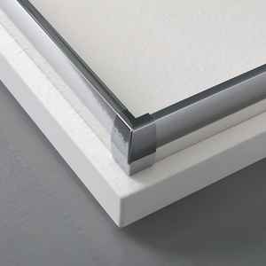 Mampara de Ducha de Esquina KORICINI 70X90 CM con Vidrio Transparente, Diseño Moderno y Minimalista, Colección Genoa de Italia - Product Image 5