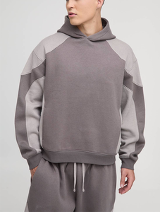 Conjunto Deportivo de 2 Piezas de Forro Polar Técnico de Marca Privada OEM, Ropa Deportiva para Hombre, Diseño de Parches Multicolores, Poliéster Puro - Product Image 5