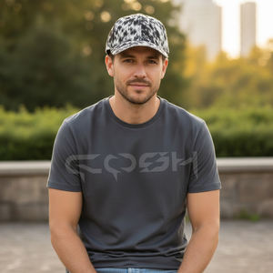 Gorra de Béisbol de Cuero Vacuno Genuino, Gorra Trucker Estilo Western con Pelo - Product Image 4