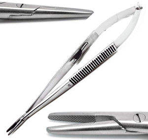 Fórceps de cirugía Instrumentos dentales y quirúrgicos de acero inoxidable Micro Castroviejo Portaagujas Instrumentos oftálmicos - Product Image 5