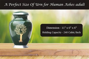 Urne de crémation pour cendres humaines Arbre o Life Urne funéraire en bois pour cendres adultes Urnes commémoratives pour cendres masculines/féminines - Product Image 2