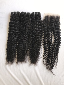 Top 22 ''crépus bouclés 5x5 HD dentelle fermeture perruques doux vison cambodgien brut Remy indien Temple vierge Extensions de cheveux humains nouvelle exportation - Product Image 6