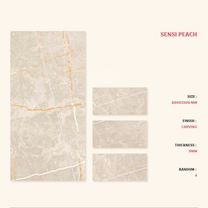 Route Beige 60x120cm Céramique 600x1200mm Carreaux de sol en porcelaine émaillée Villa moderne - Product Image 4