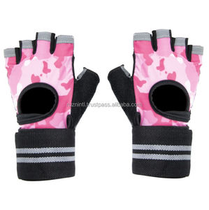 Gants de musculation demi-doigts, gants d'entraînement absorbant les chocs avec maille respirante - Product Image 4