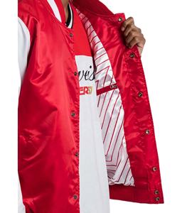 เสื้อแจ็กเก็ตเบสบอลผ้าซาตินลำลองเสื้อแจ็กเก็ตใส่ไปตามท้องถนนทำจากโพลีเอสเตอร์100% ทันสมัยโลโก้แบบมืออาชีพ - Product Image 3