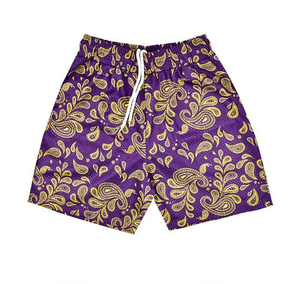 Top Trendy Mesh Bandana Print Sublimated Summer Shorts Transpirable Quick Dry Casual Street Wear Gym Shorts - Product Image 5