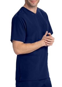 ชุดเครื่องแบบพยาบาลแขนสั้นสีขาวระบายอากาศได้ดีสำหรับผู้ชายชุดทางการแพทย์สำหรับใช้ในโรงพยาบาลร้านเสริมสวย - Product Image 3