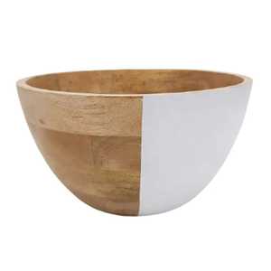 ชามไม้กระถินณรงค์ธรรมชาติ ทำด้วยมือ ปลอดภัยสำหรับอาหาร ทนทาน ผิวเรียบเนียน สำหรับเสิร์ฟอาหาร ใช้ในครัว รับประทานอาหาร คุณภาพส่งออก ใช้แล้วทิ้ง - Product Image 4